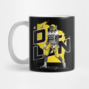 A.J. Dillon Green Bay Player Map Mug